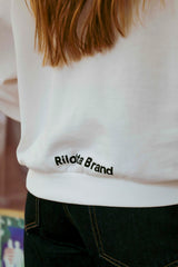 SUDADERA BE THE BEST BLANCA