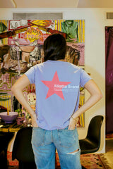 CAMISETA PINK STAR LAVANDA