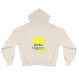 HOODIE NEW YORK BEIGE AMARILLO FLUOR