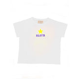 CAMISETA STAR GLITTER BLANCA