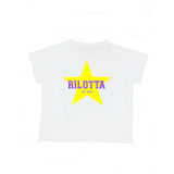 CAMISETA STAR GLITTER BLANCA