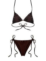BIKINI AMALFI TACHAS MARRÓN