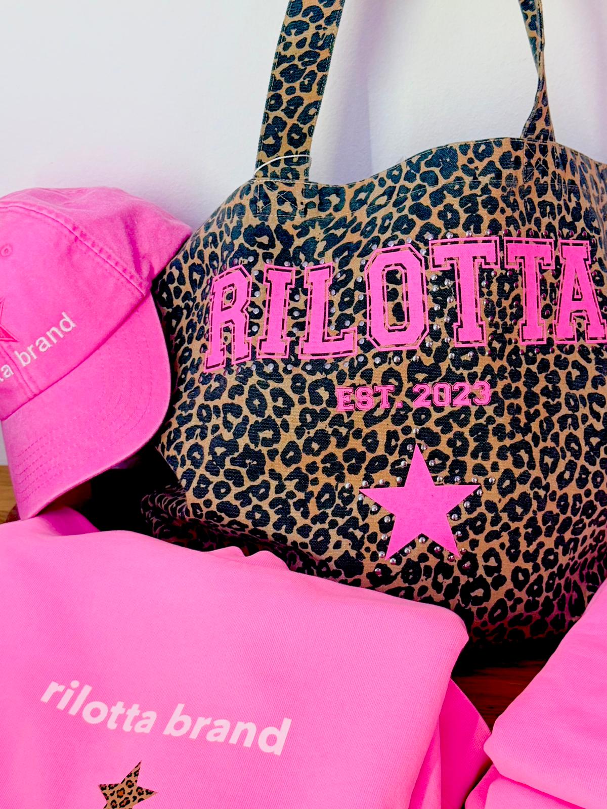 BOLSO LEOPARDO STAR TACHAS GRANDE